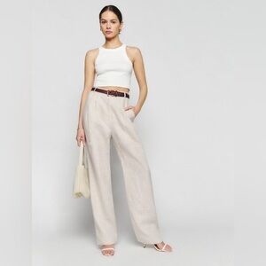Reformation Mason Linen Pant